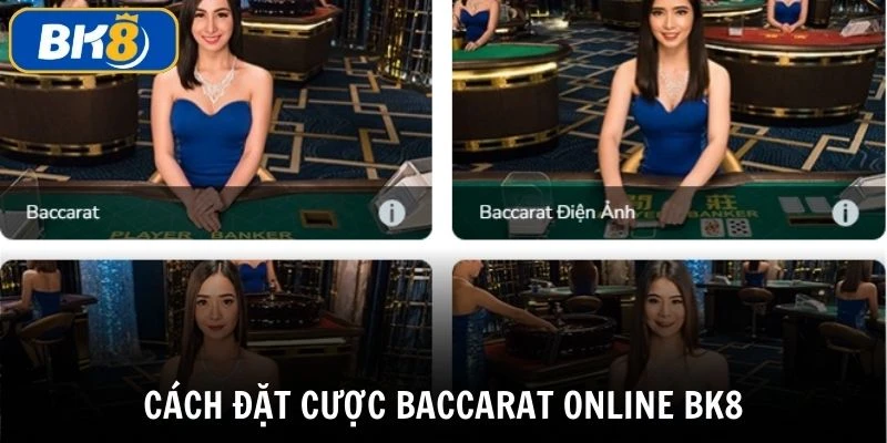 Cách đặt cược cửa trong game Baccarat online BK8