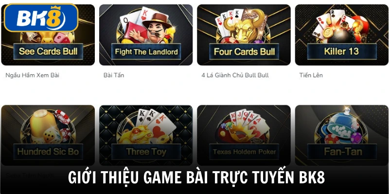 Game bài trực tuyến BK8 tích hợp tại sảnh V8poker