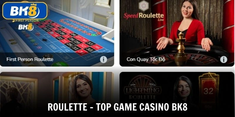 Top game casino BK8 - Giao các bàn cược roulette